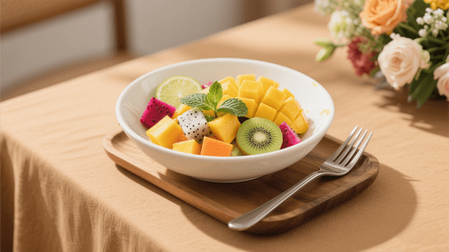 Fresh fruit salad ingredients