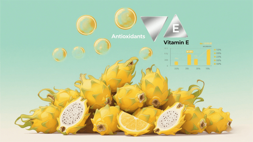 Yellow dragon fruit nutritional benefits and vitamins